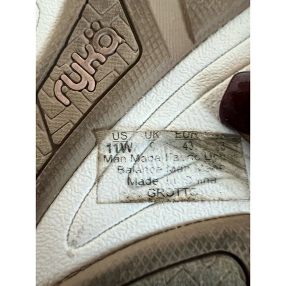 Ryka Grotto Hiking Fisherman Tan & Pink Square Toe Strappy Water Sandals Sz 11W - Picture 10 of 11